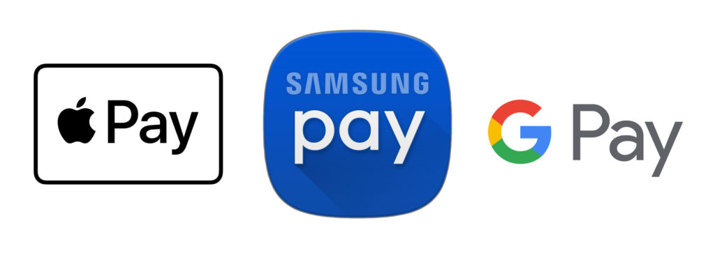 Apple Pay - Samsung Pay. - Google Pay