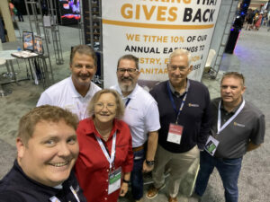 Bruce, Mark, Jim, Jeff, Janora and Todd are teaming up to represent the culture and heart of AGCU at GC21