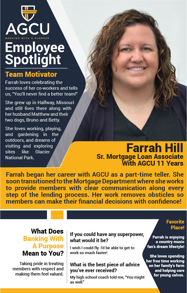 Employee Spotlight- Farrah Hill