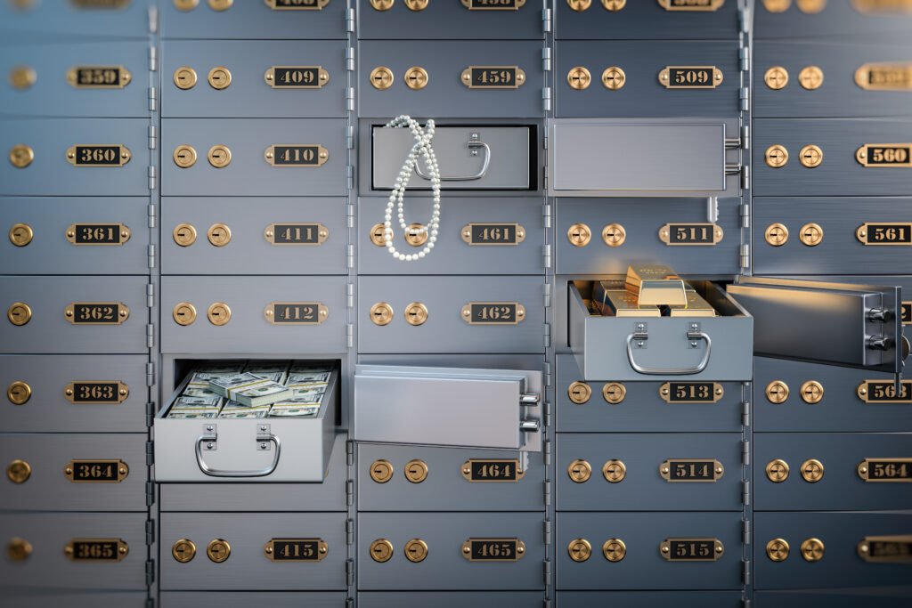 You don’t need to have a pile of gold or a million dollars’ worth of jewelry to need a safe deposit box. Learn why you need one, what to put it in and how to handle the legal side!